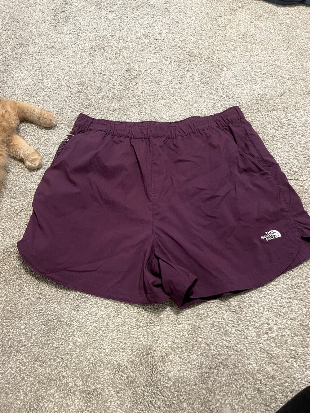 The North Face Purple Hiking Athletic Shorts Size Large